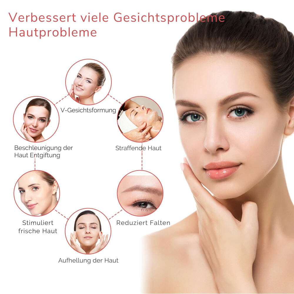 Vibrierender Facelifter aus 24-karätigem Gold