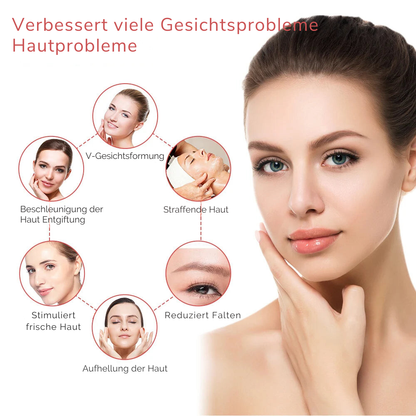 Vibrierender Facelifter aus 24-karätigem Gold