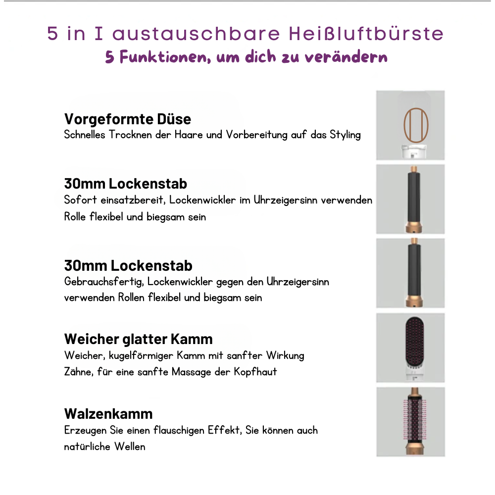 LuxeLyte AirStyler 5in1